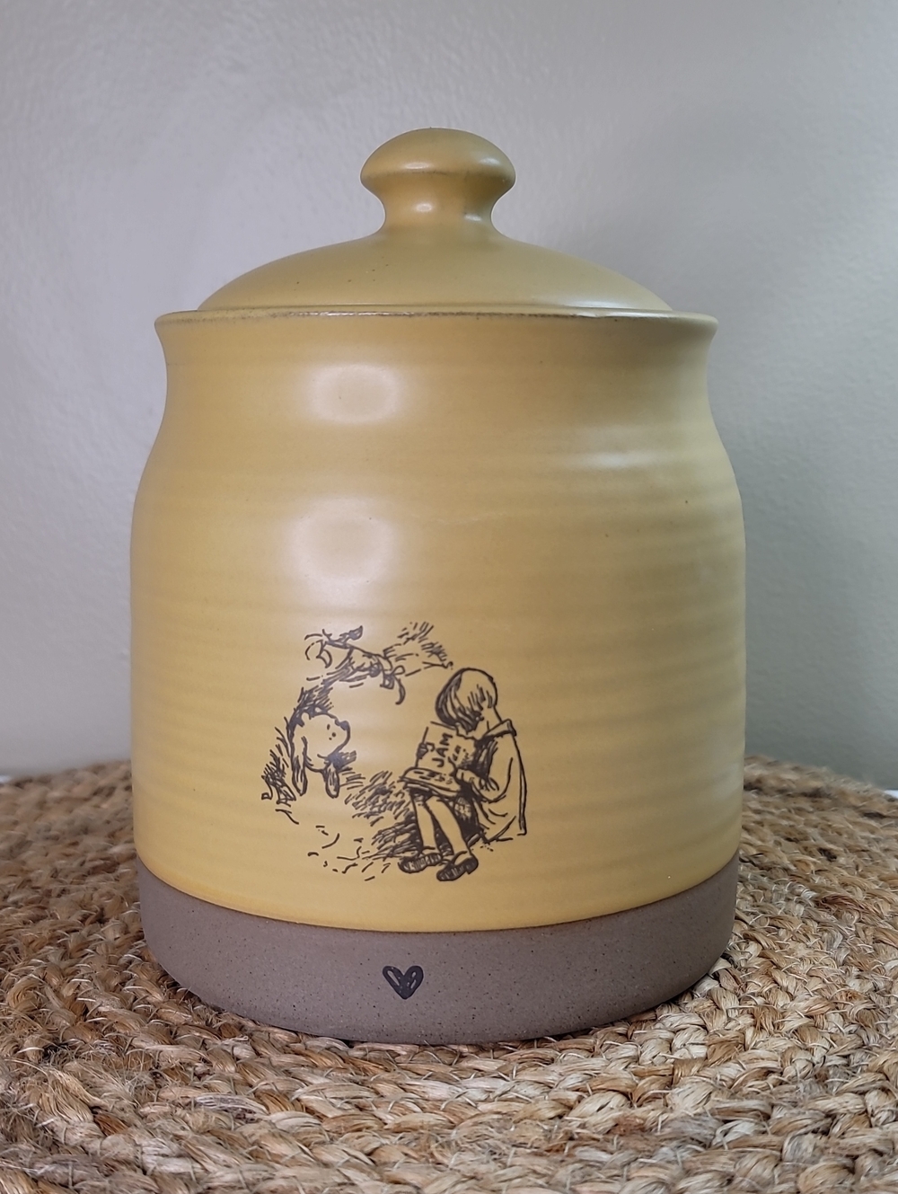 Demdaco Winnie-the-Pooh Stoneware Kindness Honey Pot Canister